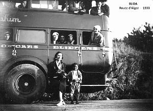 Blida - Route d'Alger - Avril 1933